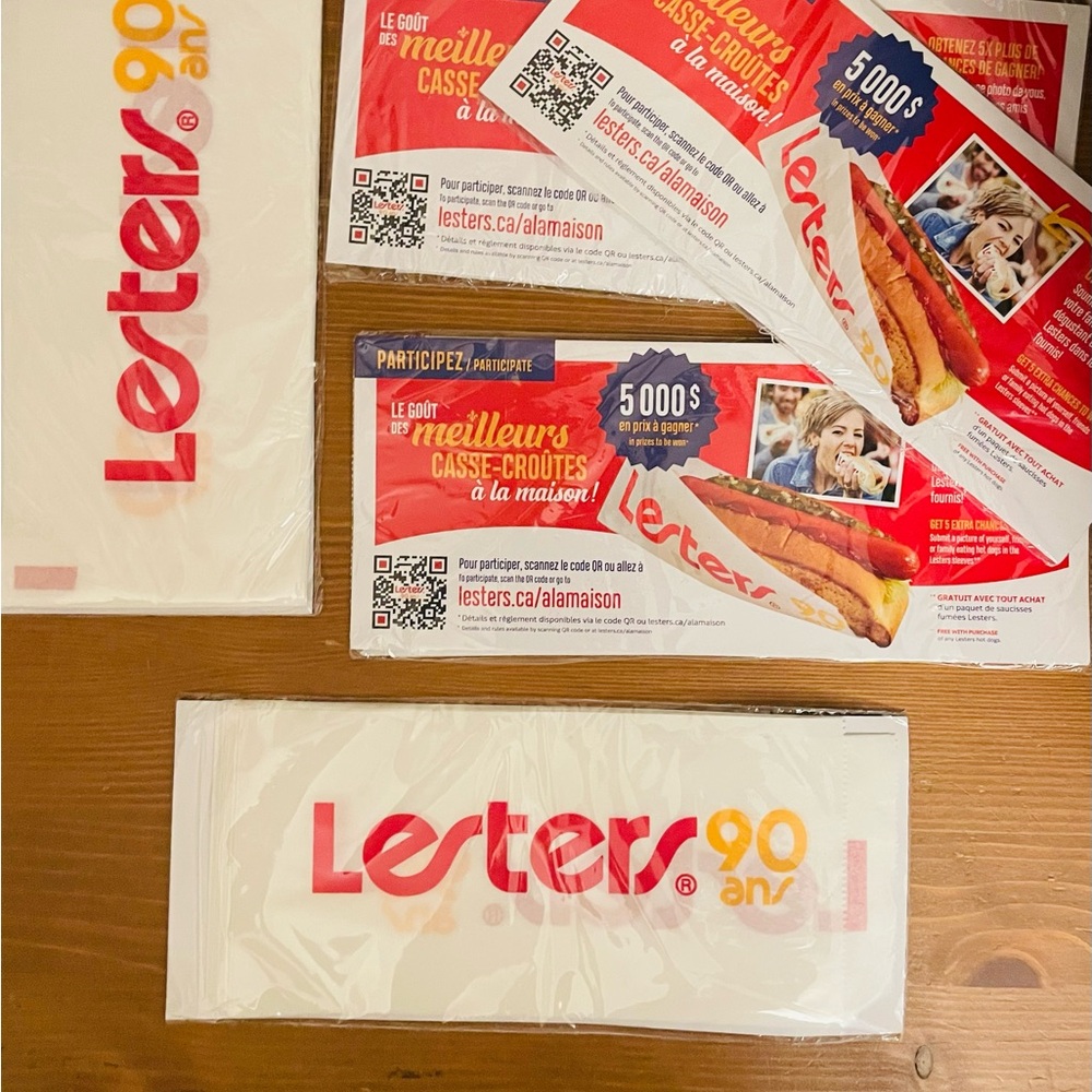 Lesters Hot Dog Sleeves